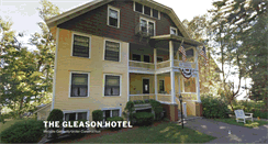 Desktop Screenshot of gleasonhotel.com